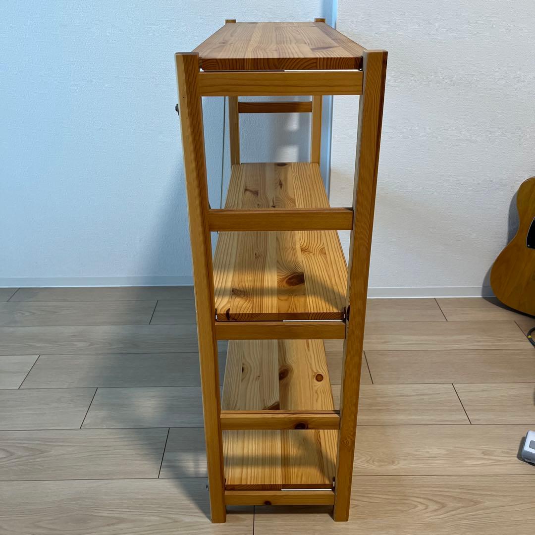 パイン材ユニットシェルフ奥行２５ｃｍタイプ・８６ｃｍ幅・小