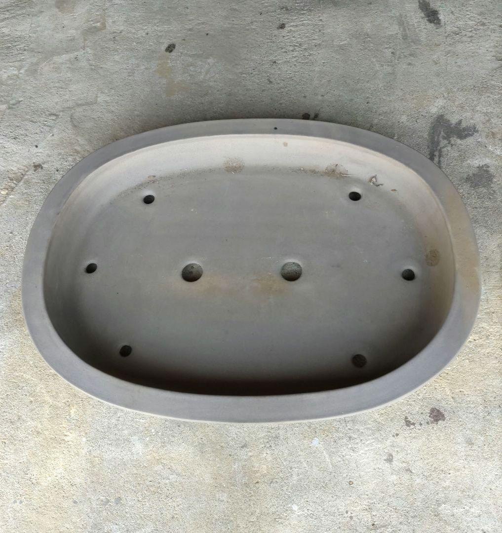 ◆盆栽道具◆盆栽鉢  常滑鉢  楕円鉢  大きいサイズ