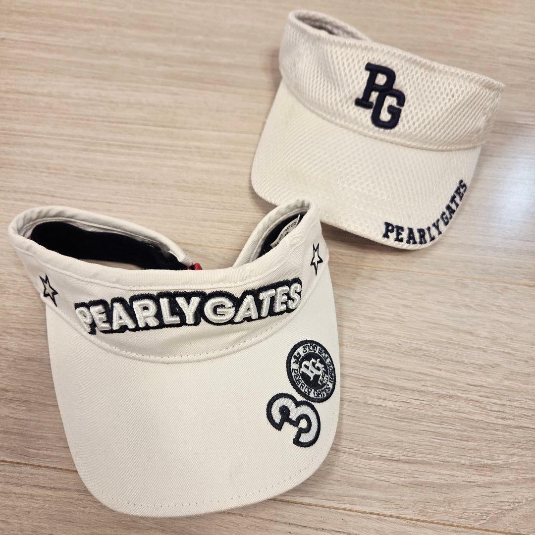 パーリーゲイツ　ツインスニード　5 ブルゾン　ゴルフウェア　サンバイザー1つ付