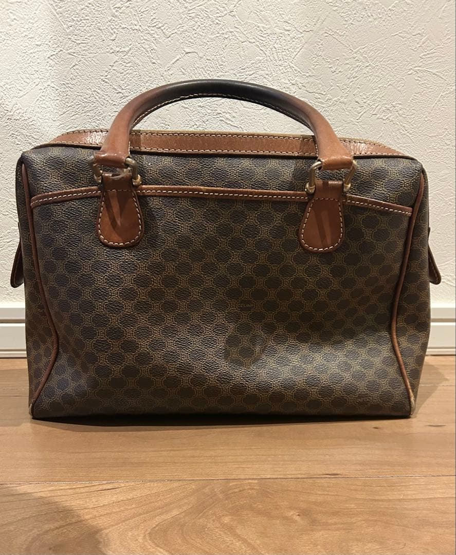CELINE オールドセリーヌ マカダム柄 ハンドバッグ