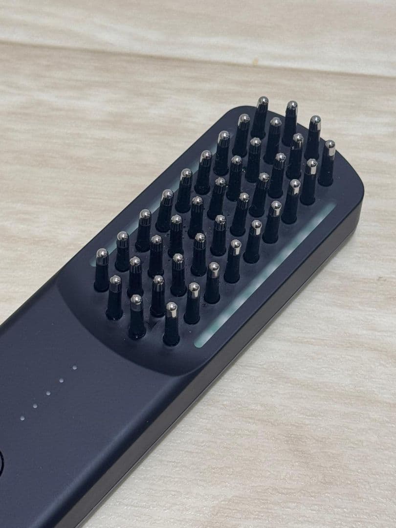 Brighte ブラシヘアアイロン LEDライト付きELEKIBRUSH