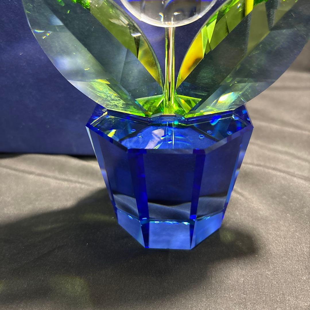 スワロフスキー 花 フラワー オブジェ ラージ 大