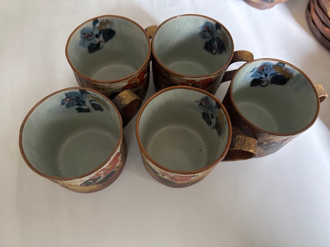 和風　デミタス　蓋付き湯呑み　菓子鉢