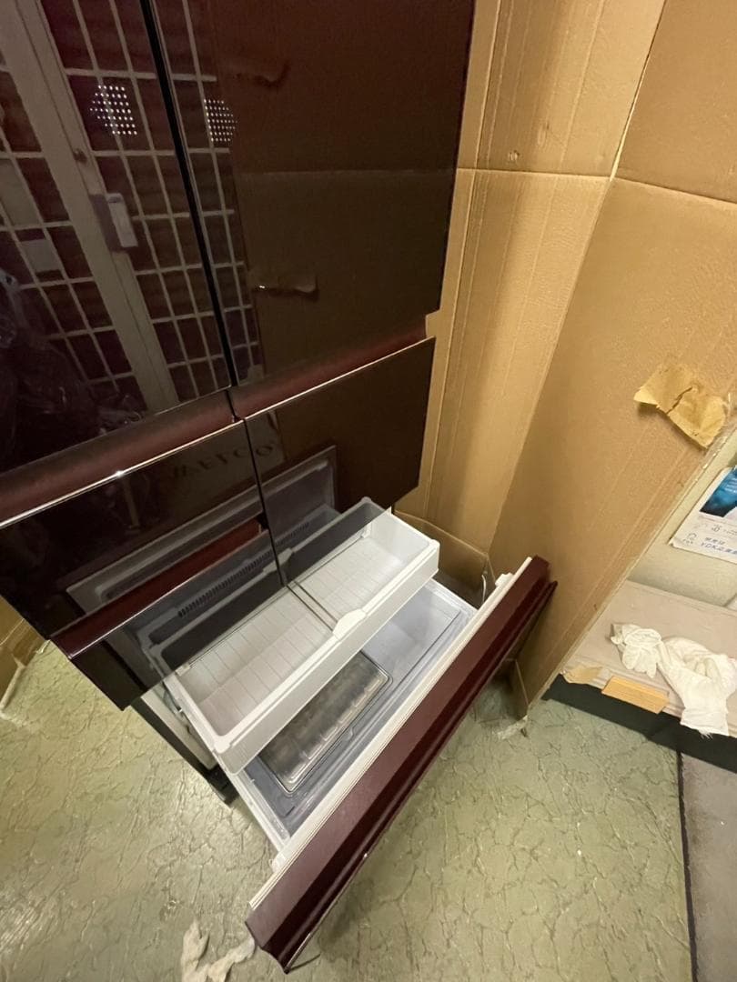 SHARP シャープ 502L 大容量冷蔵庫 SJ-GX50D-R 2018年製