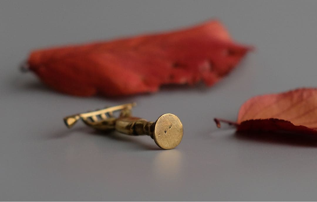 1900年頃イギリス製アンティーク真鍮小物 印章やスタンプ素材