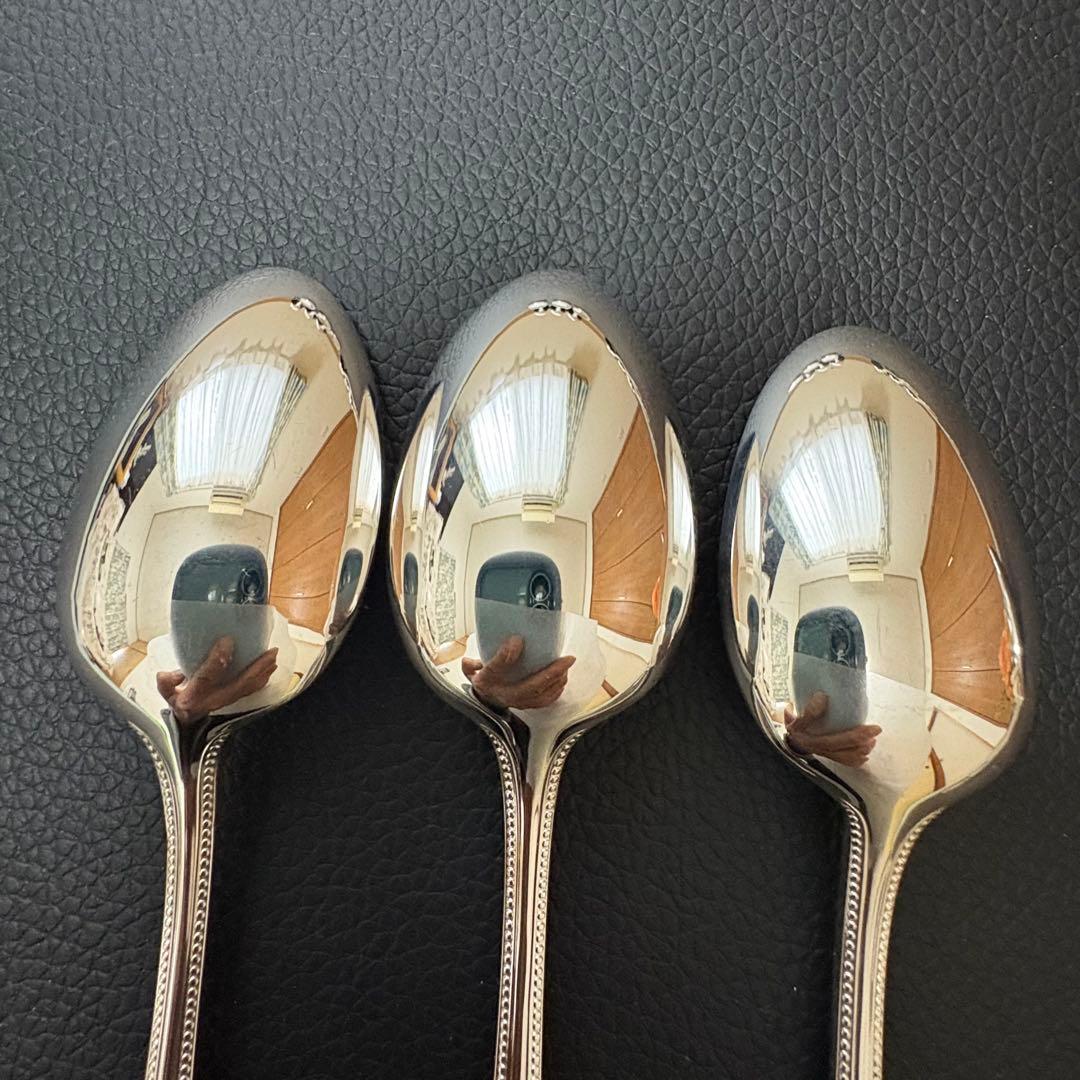 美品クリストフル　パール　コーヒースプーン12点
