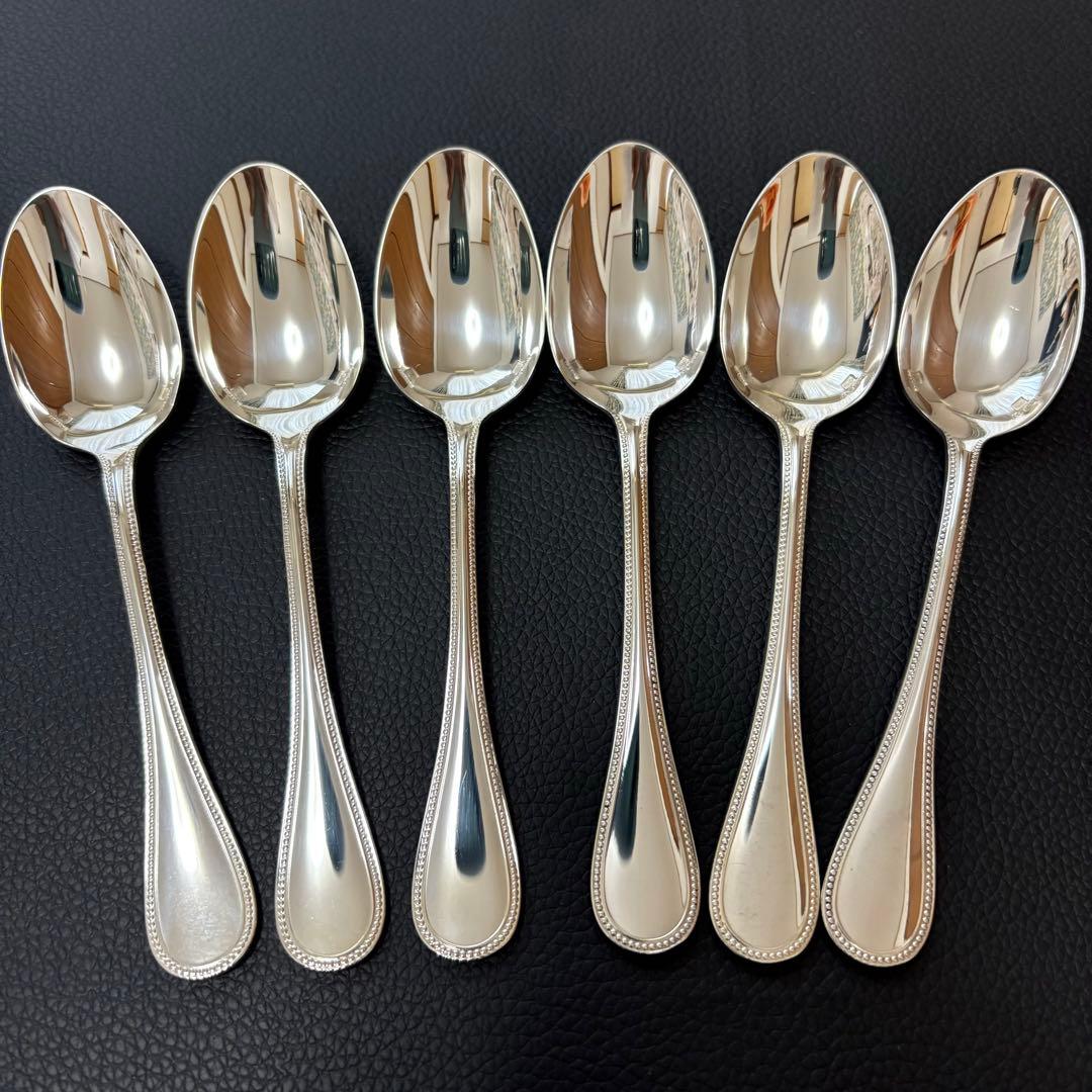 美品クリストフル　パール　コーヒースプーン12点