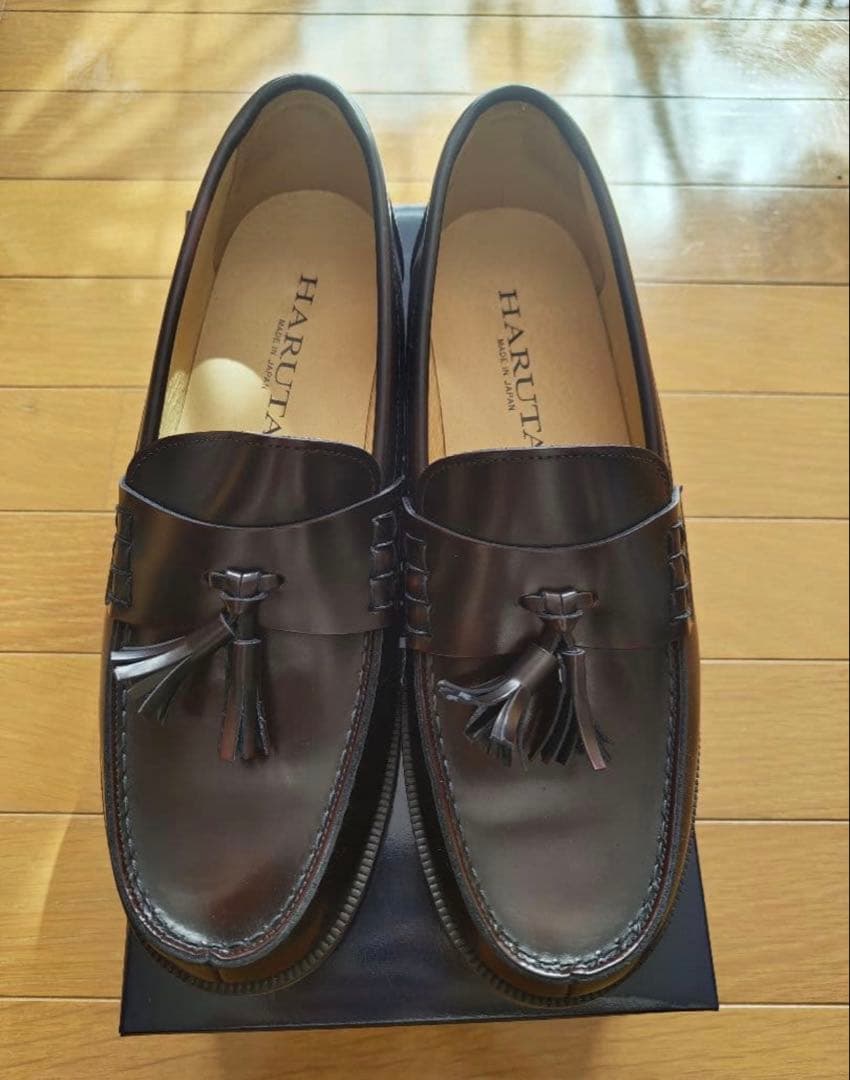 HARUTA カジュアルタッセルローファー #921 ダークブラウン
