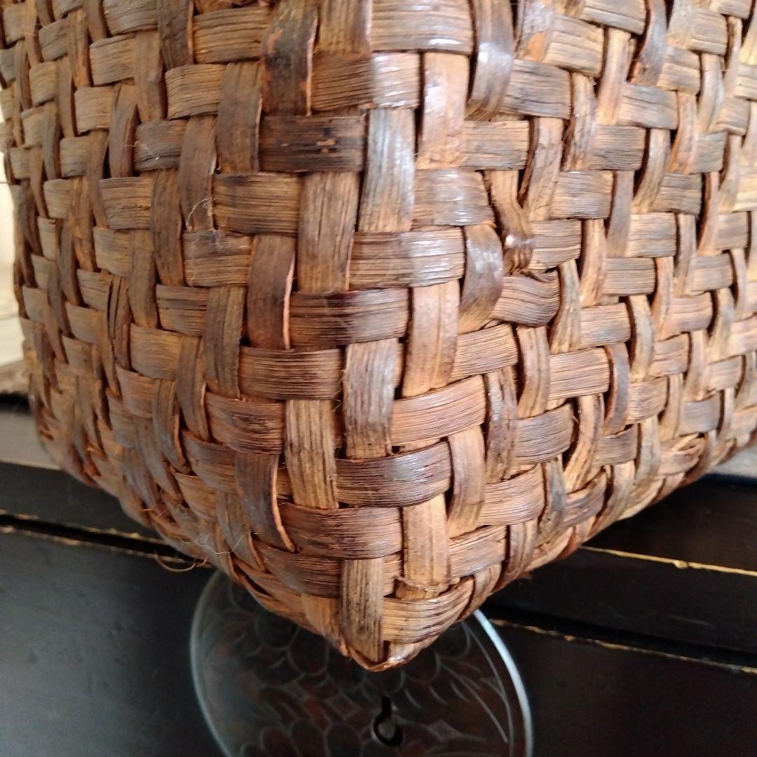 国産　山葡萄　籠バック　大きめ　長野