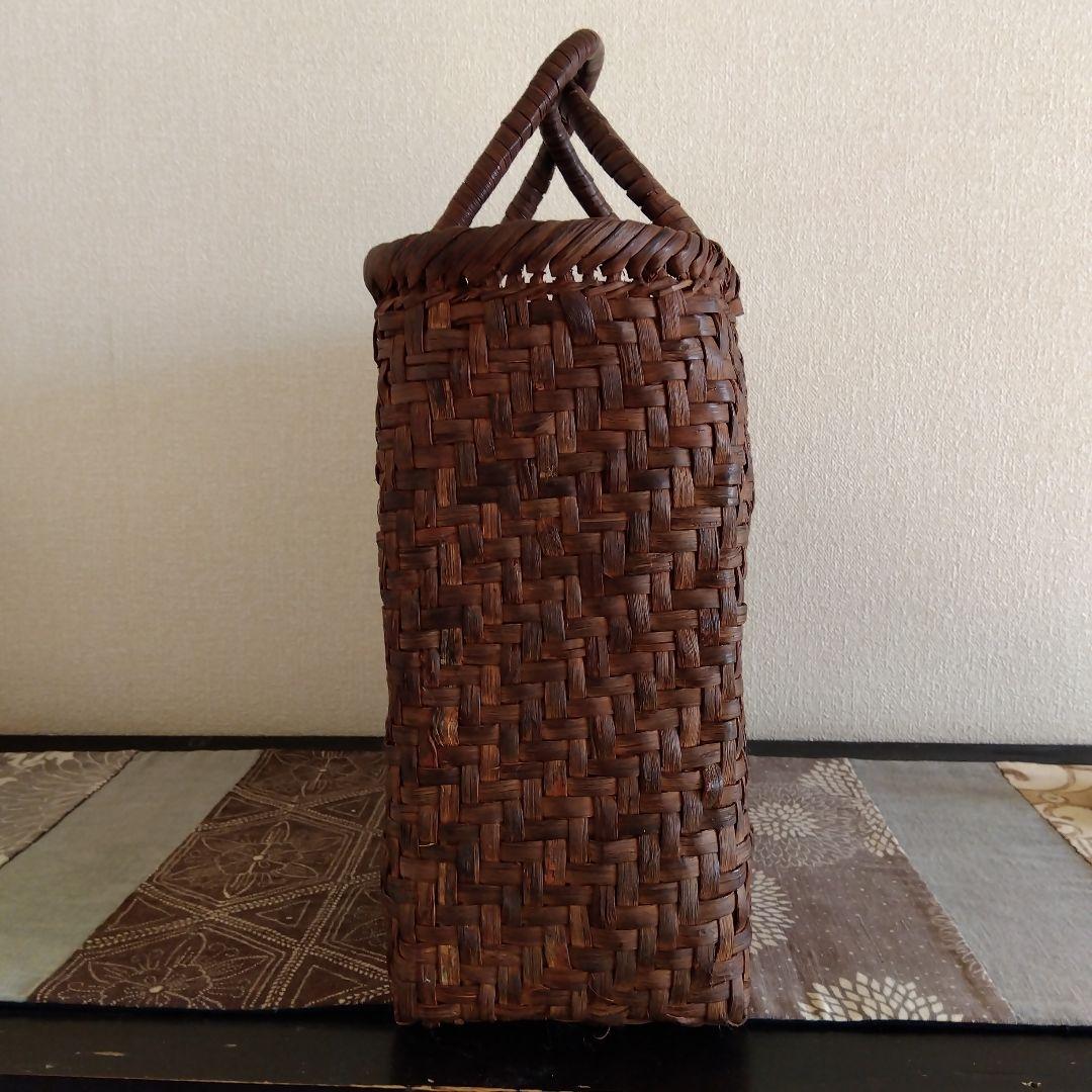 国産　山葡萄　籠バック　大きめ　長野