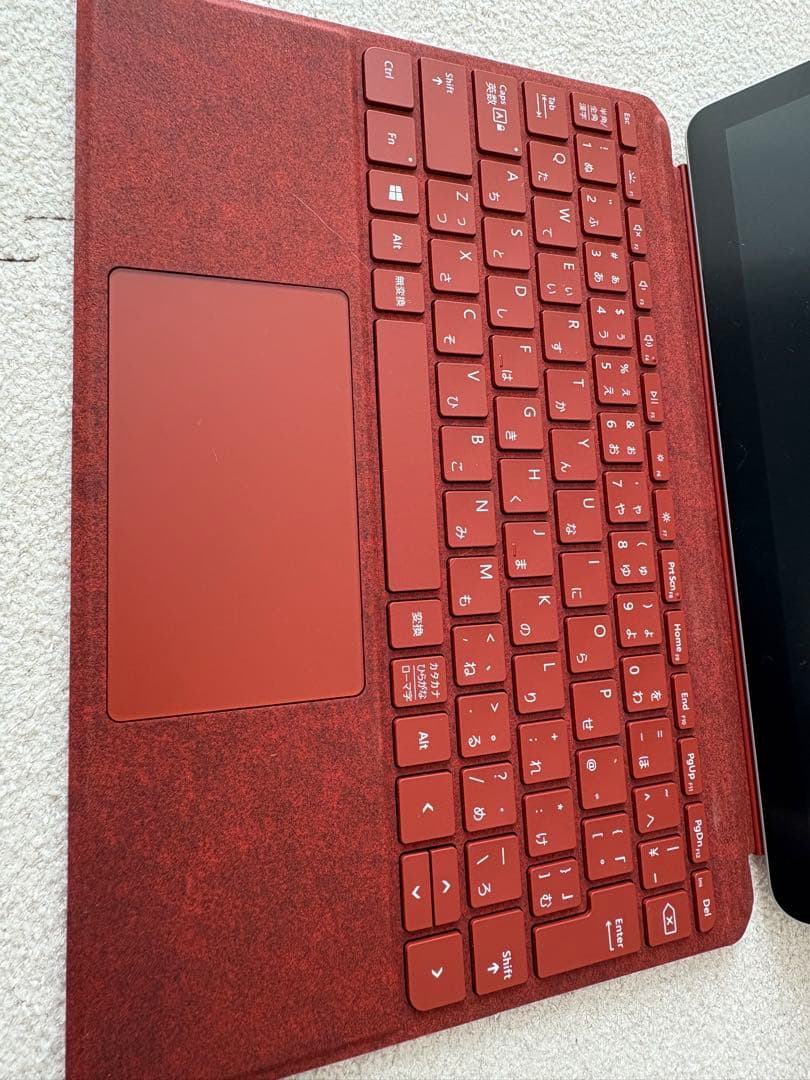 Microsoft Surface Go 2 本体 + キーボード(レッド)