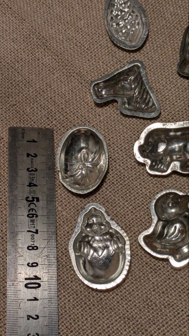 ヴィンテージ チョコレート型 17個セット ブリキ製 モールド CT-1