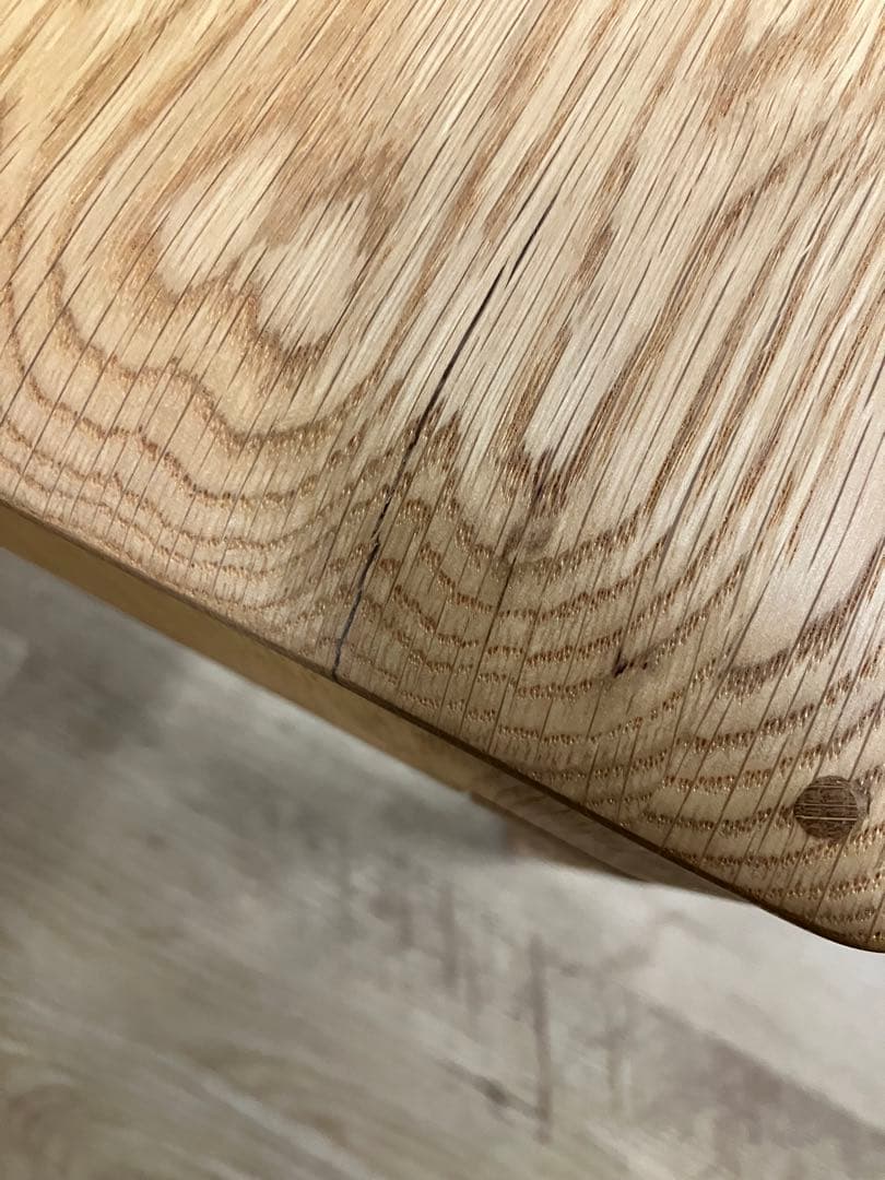 久和屋　ストリーム　リビングテーブル引出付　オーク