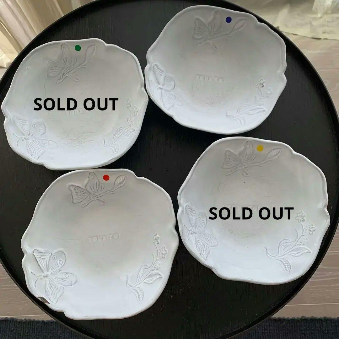 Astier de Villatte フルール スモールプレート　1枚