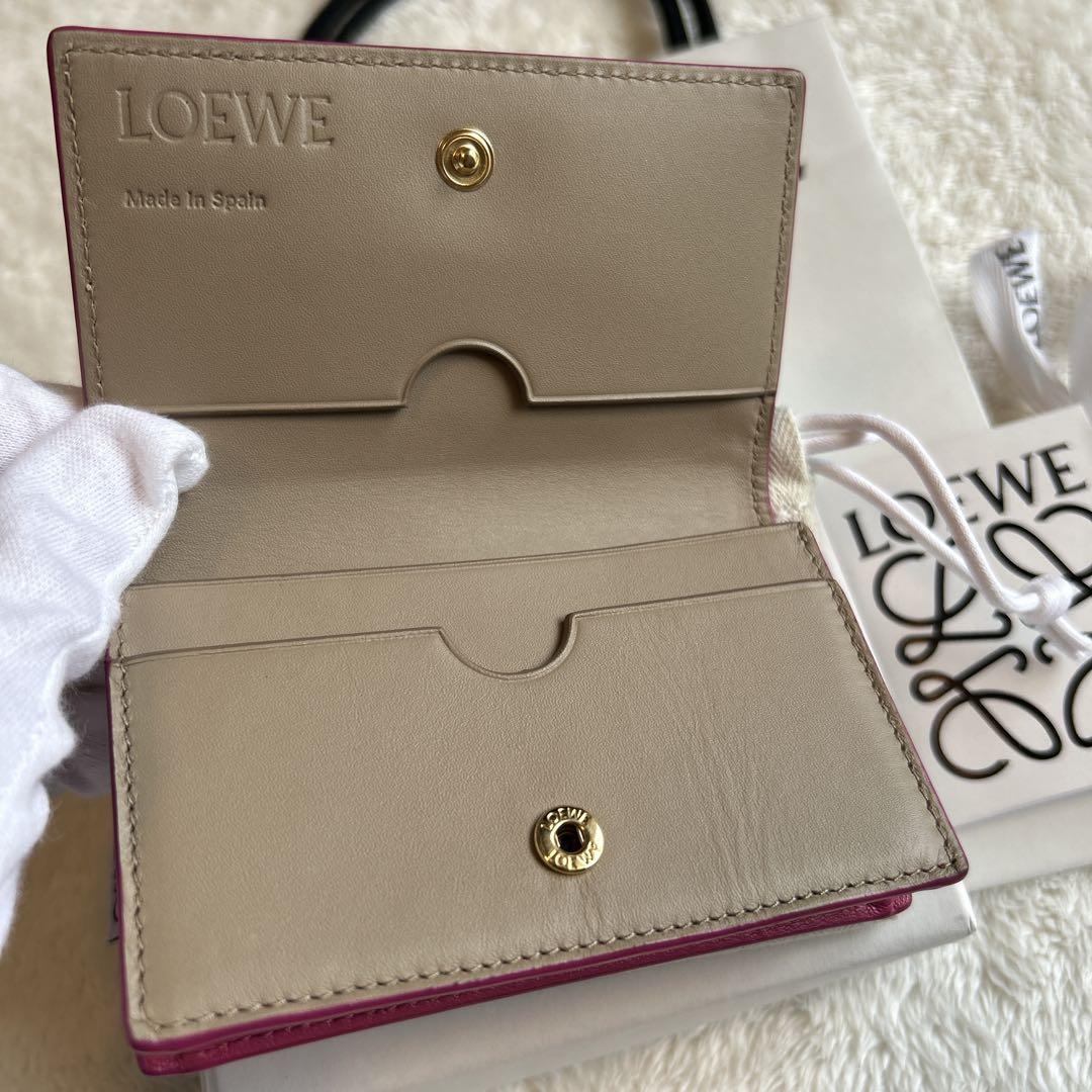 【美品】LOEWE ロエベ カードケース 名刺入れ