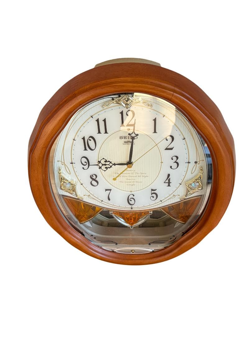 【美品/希少】SEIKO からくり時計 AM220B 電波時計 メロディ