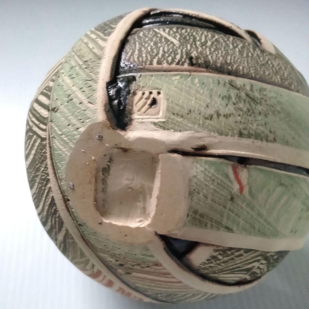 陶芸家 アーグネス・フス 「無限」 花器 フラワーベース 陶器 アート作品 希少