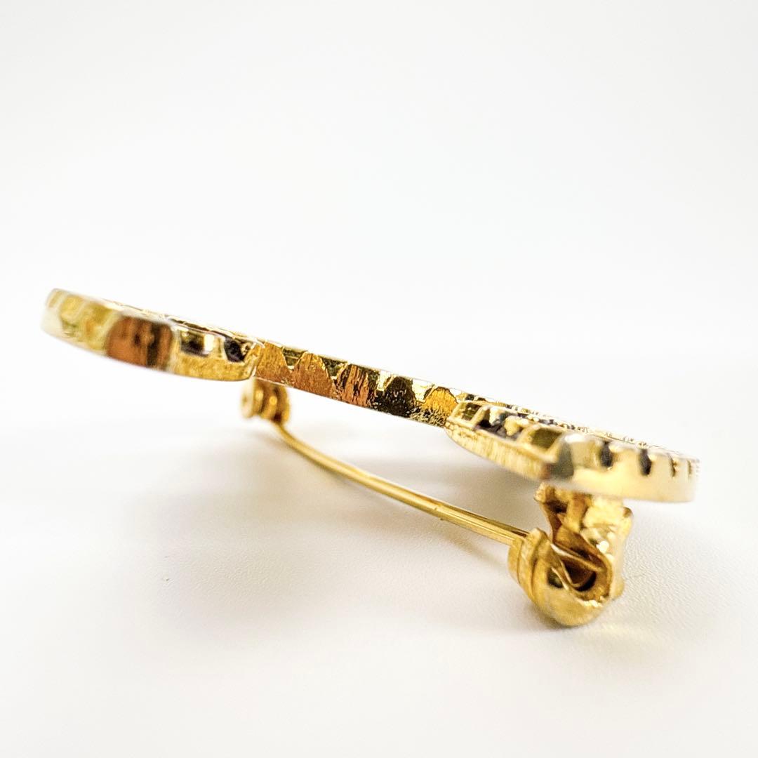 シャネル ココマーク ヴィンテージ ブローチ レディース アクセサリー ゴールド