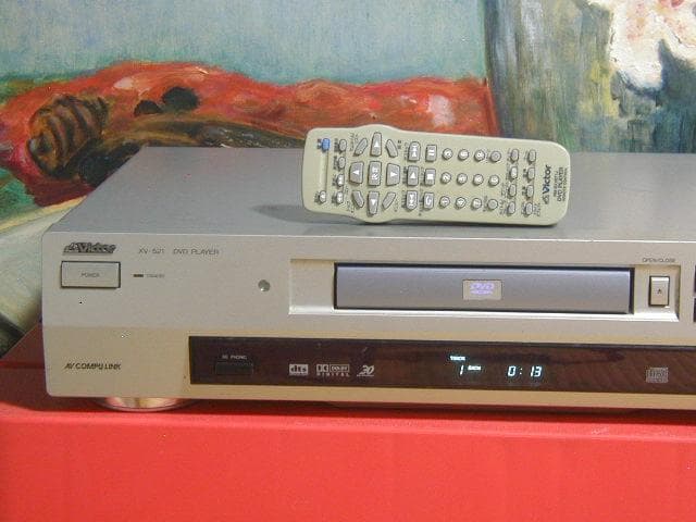 ★ビクター VICTOR　XV-521　DVD・CDプレーヤー　動作良好。★