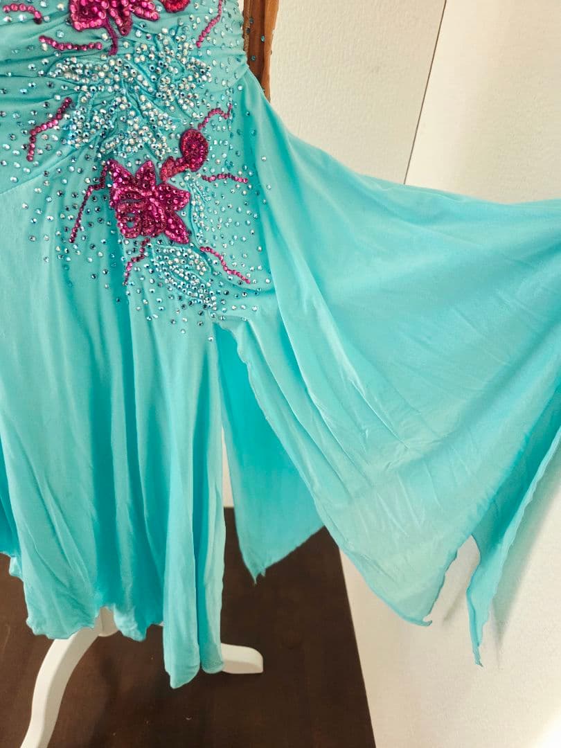 Chacott チャコット 凛舞 英国製 豪華ラテンドレス 社交ダンス ルンバ