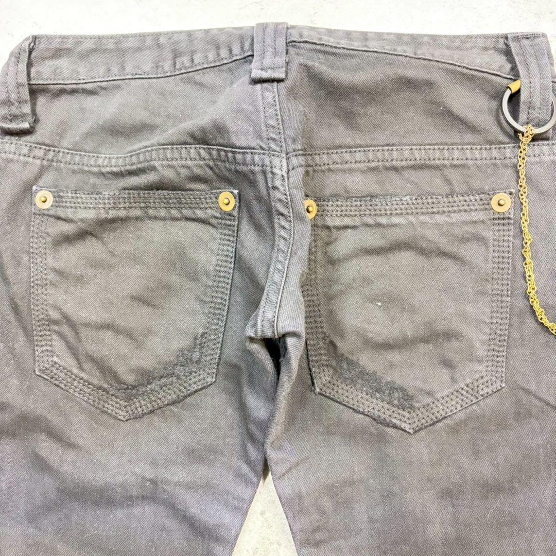 00s【archive】studs black pants/Y2K/opium◎