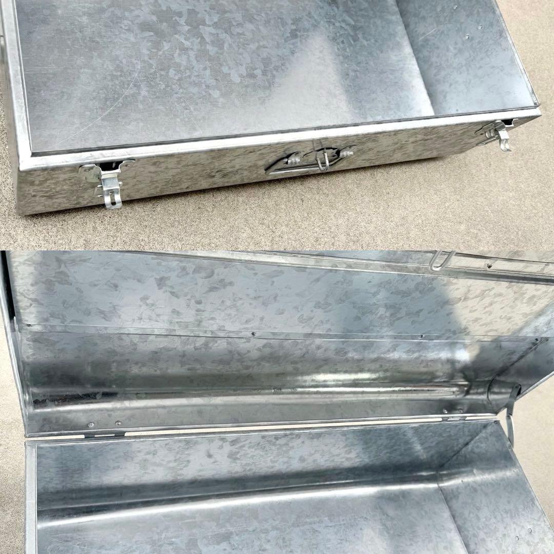 未使用✴︎ビンテージ シルバー トランク コンラン アルミケース 大 スチール