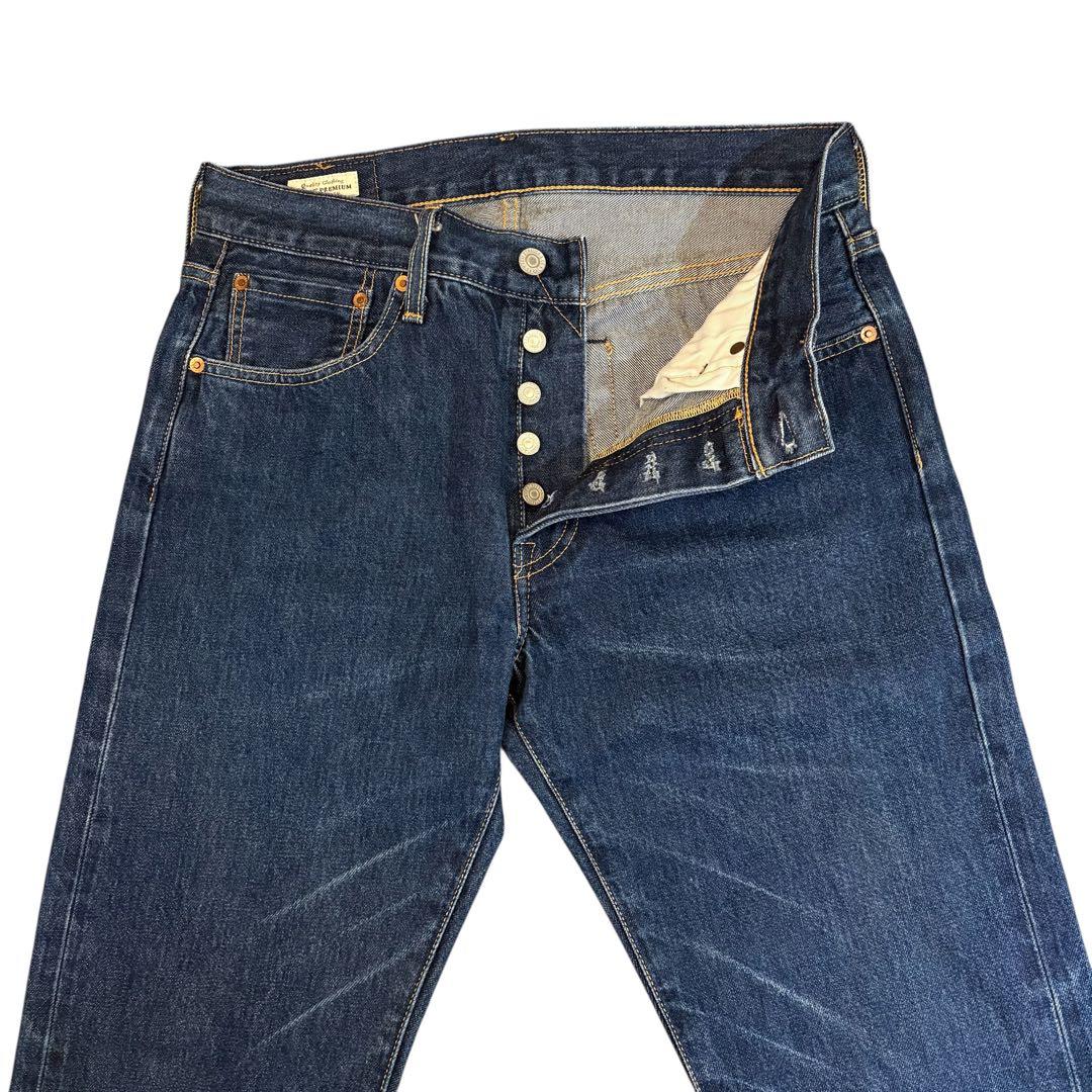 リーバイス 501ST スリムテーパー セルビッチ BigE W31 赤耳b