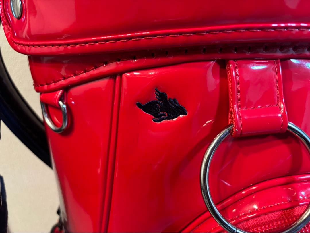 PEARLY GATES／エナメル キャディバッグ美品【国内正規品】