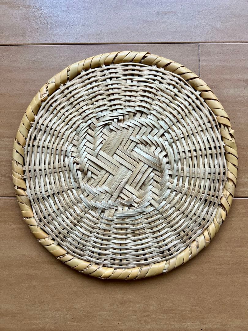 天然根曲り竹使用 戸隠ざる ７寸