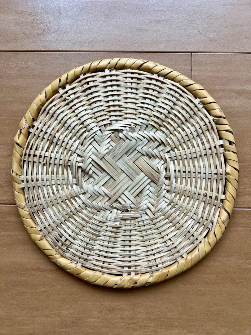 天然根曲り竹使用 戸隠ざる ７寸