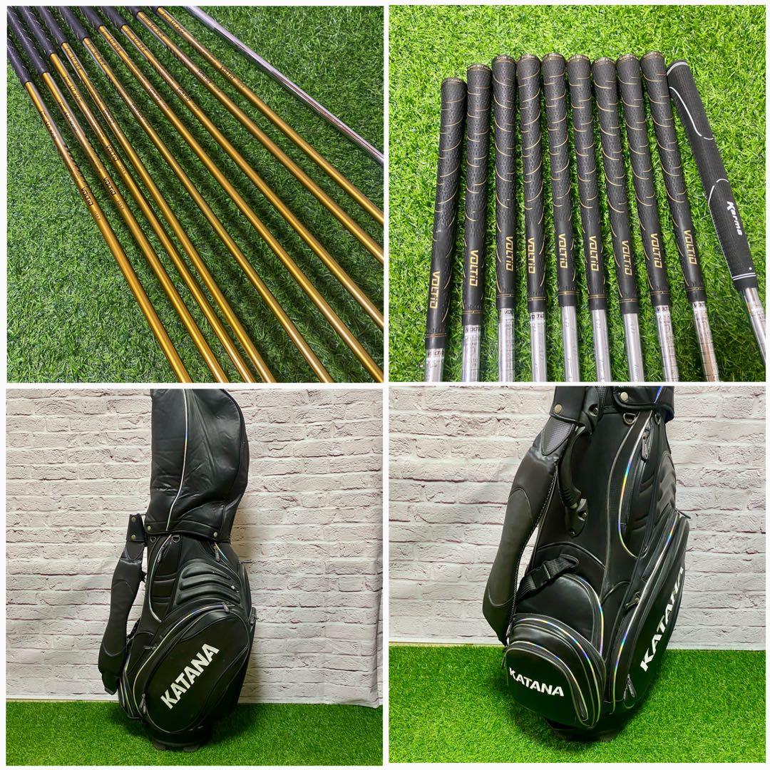 カタナ VOLTiO III ゴルフセット 10本 R 右 クラブ ボルティオ