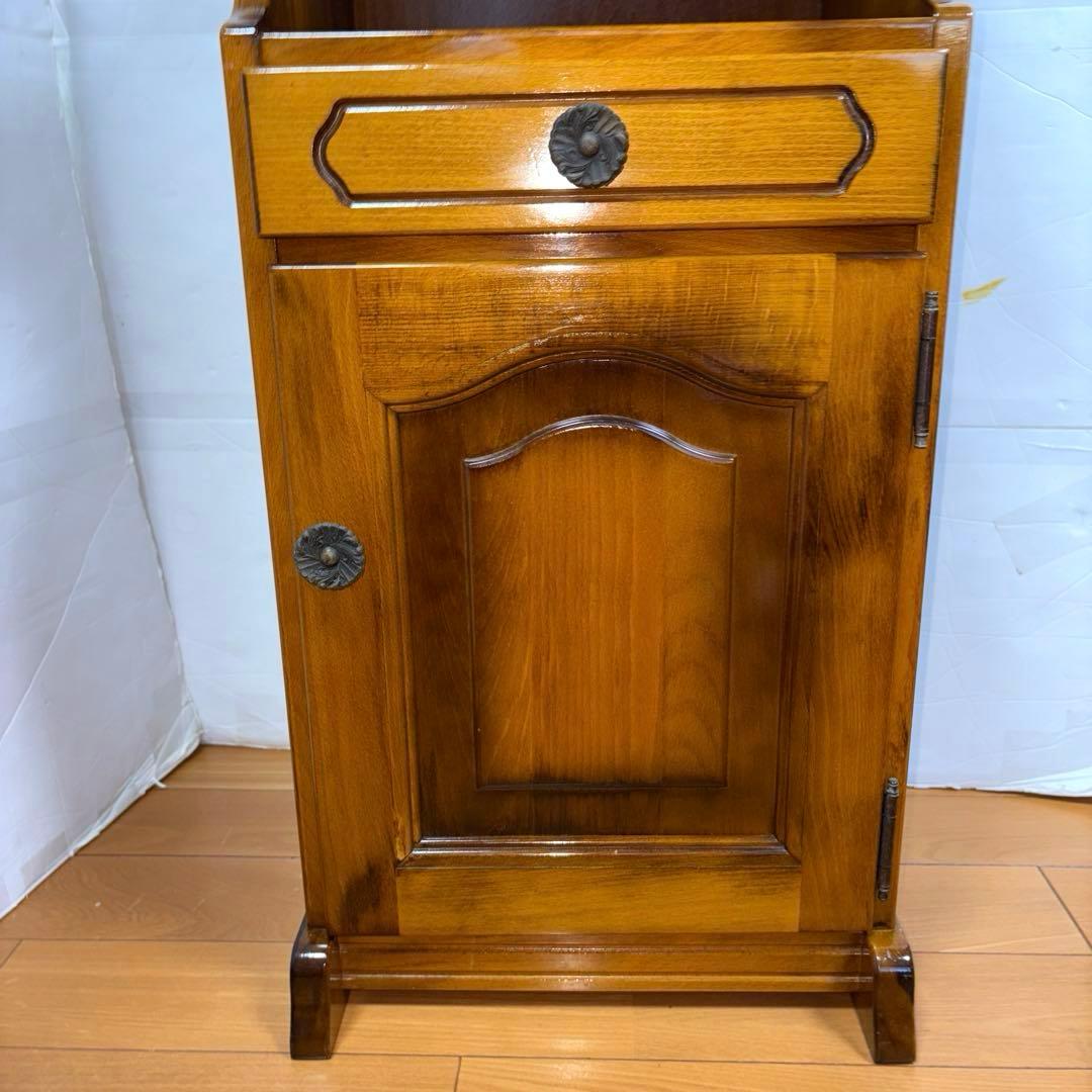 カリモク コロニアル ヴィンテージ 電話台 花台 飾台 オブジェ台