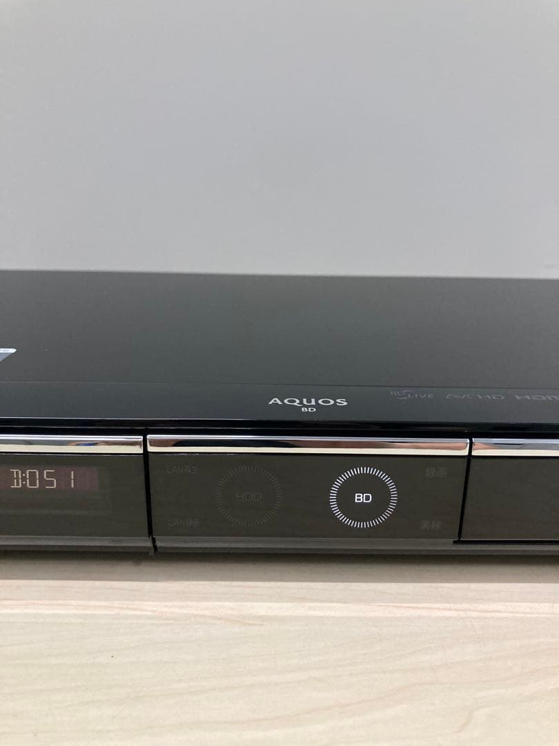 めっちゃ綺麗 1TB シャープ　AQUOS ブルーレイ BD-HDW 80