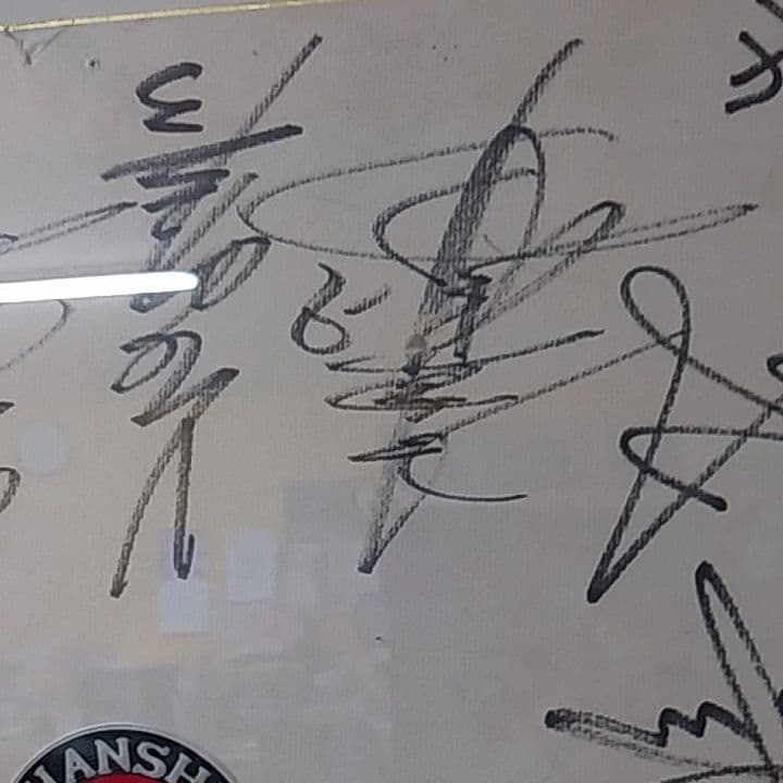 タイガース　1985年優勝の寄せ書き