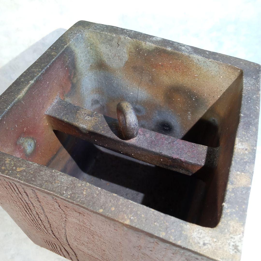 備前焼作家・小山一草【備前　釣瓶花入】