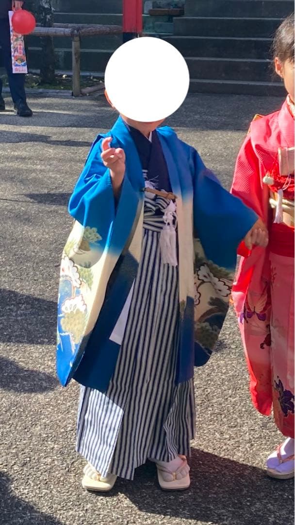 七五三　5歳　男の子　袴　一式