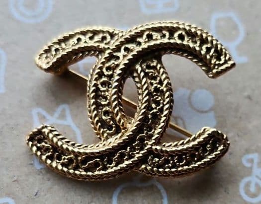 CHANEL シャネル　ブローチ　ココマーク　ヴィンテージ