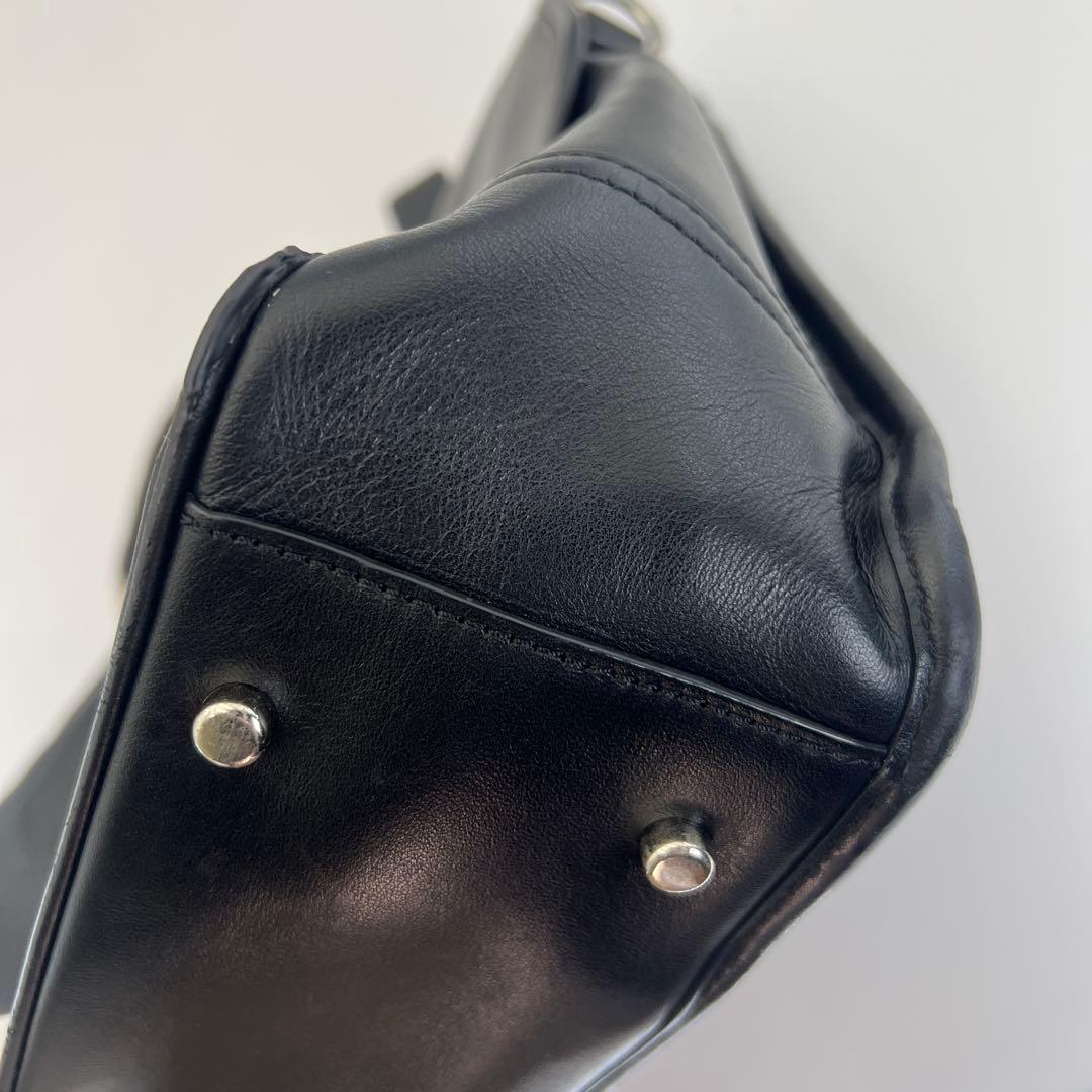 COACH オールドコーチ USA製 グローブレザー 2WAY ショルダー付