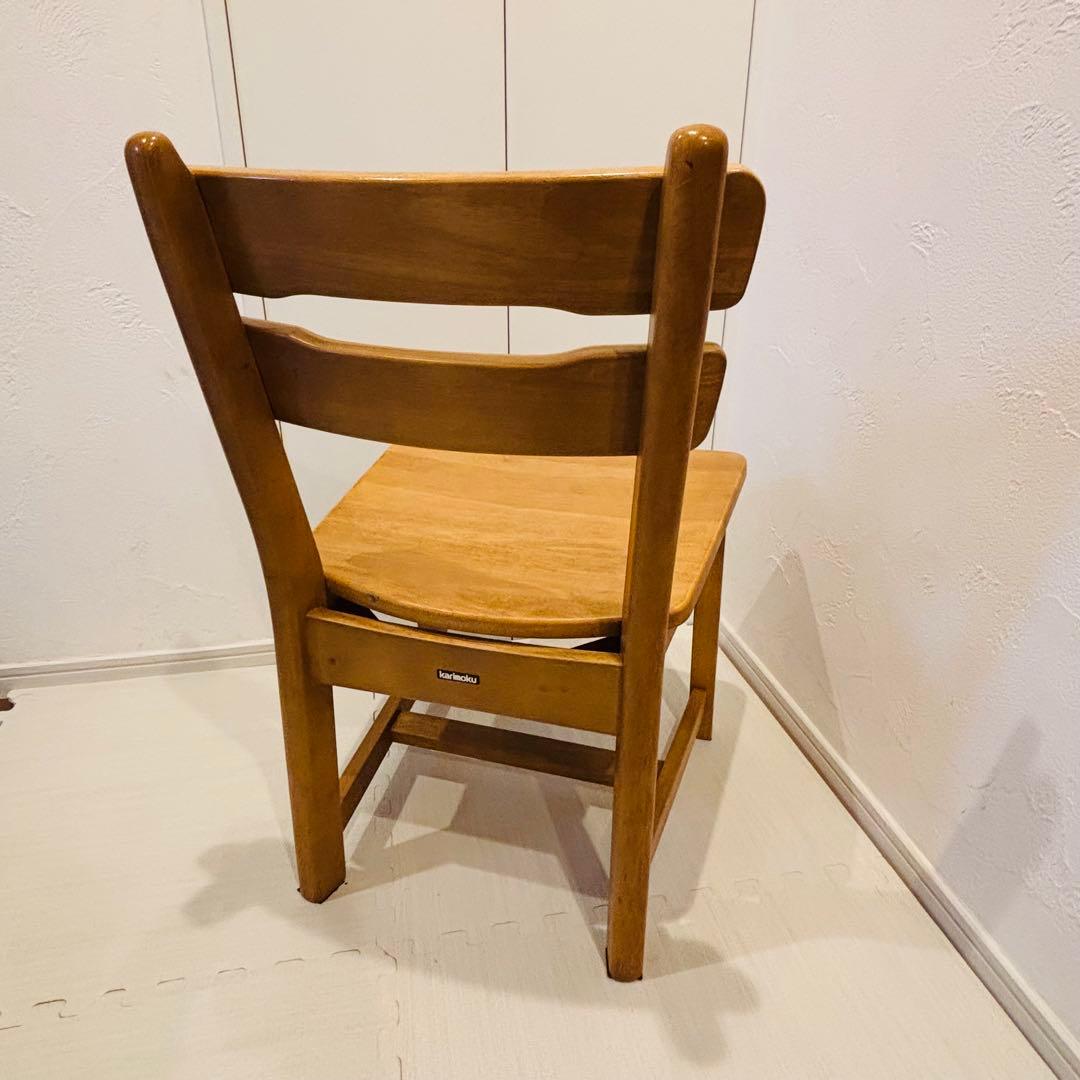 karimoku RUSTIC 子供用 木製チェア レトロ カリモク A