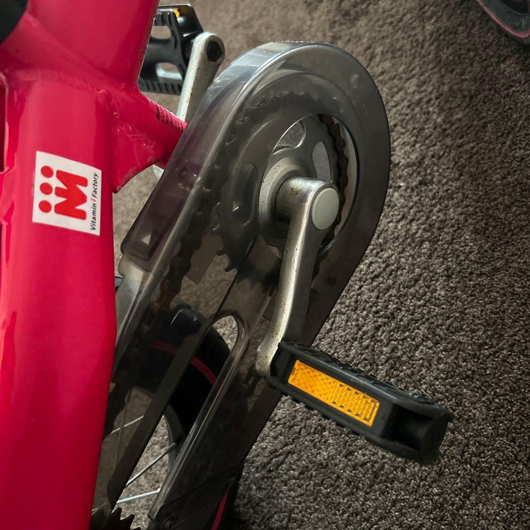 へんしんバイク　ピンク　12インチ　ビタミンファクトリー