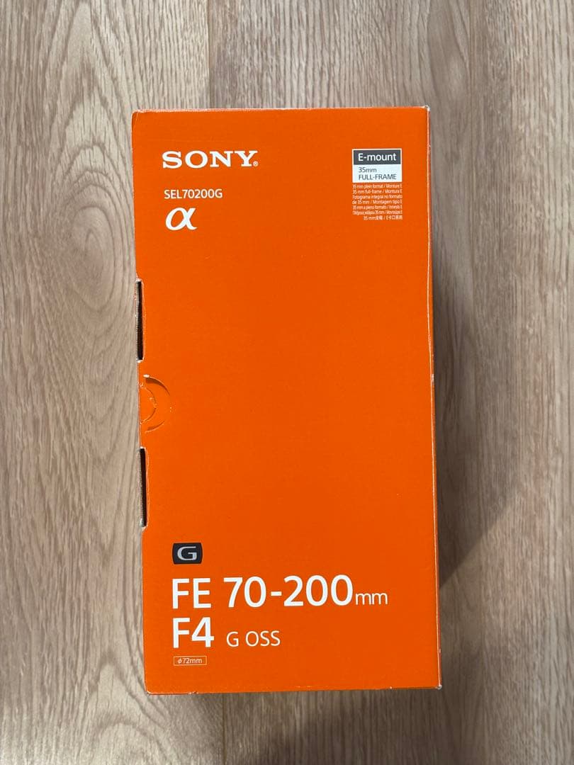 【SONY】カメラレンズ FE70-200 F4 G OSS レンズガード付