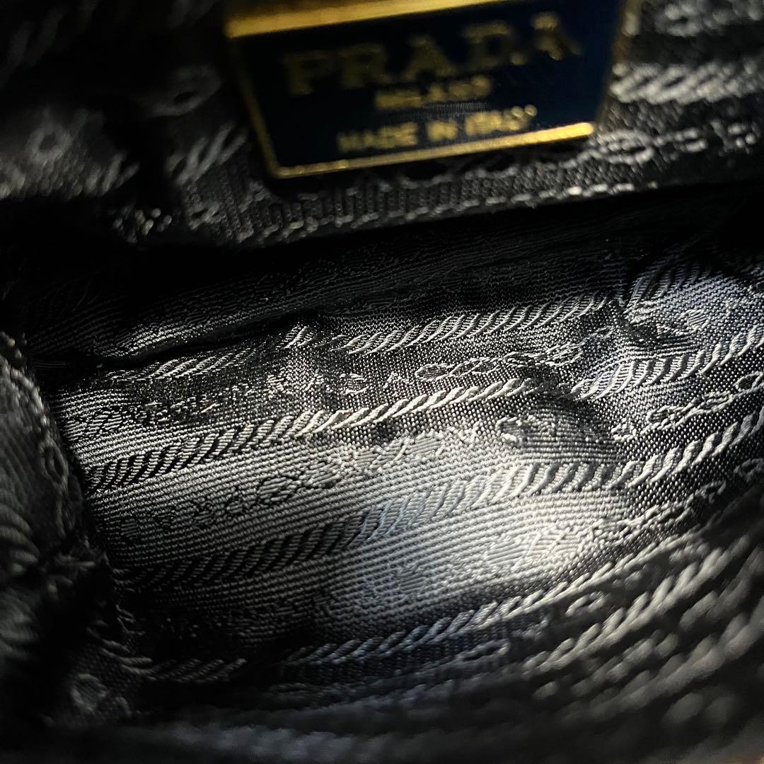 超希少✨ プラダ ウエストポーチ ボディバッグ 三角プレート クロコ ナイロン