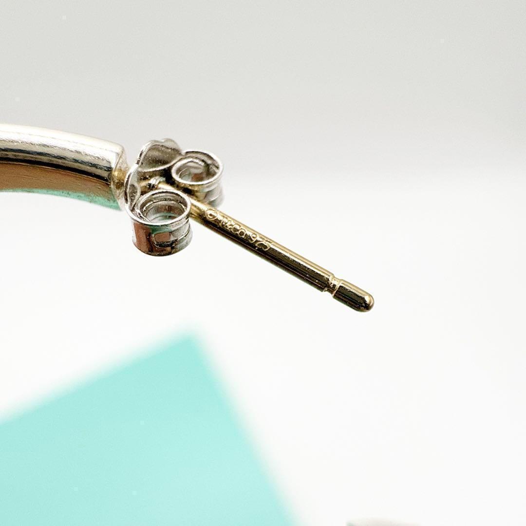 2598-2 美品✨Tiffany ナローフープピアス　片耳