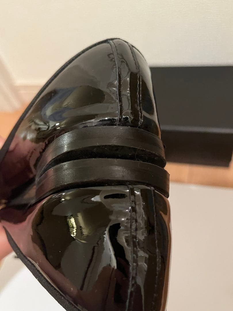 レペット　サンドリオン　黒 エナメル バレエシューズ　フランス製