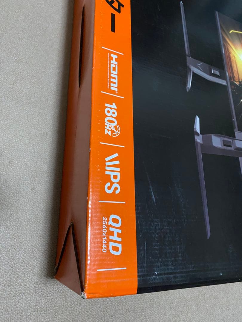 新品未開封　27インチ ゲーミングモニター QHD IPS 180Hz 1mm