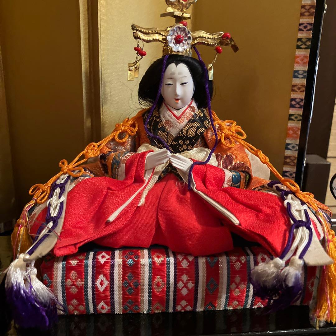 雛人形　親王飾り　（男雛顔なし）