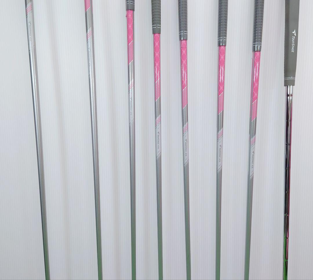 ツアーステージCL レディース ゴルフ8本セット【ほぼ未使用品】