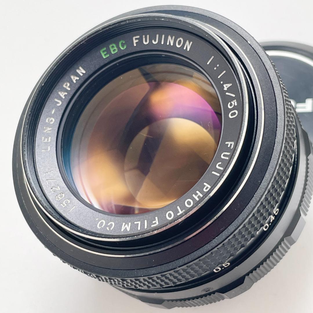 きれい フジ EBC FUJINON 50mm F1.4 M42 アトムレンズ