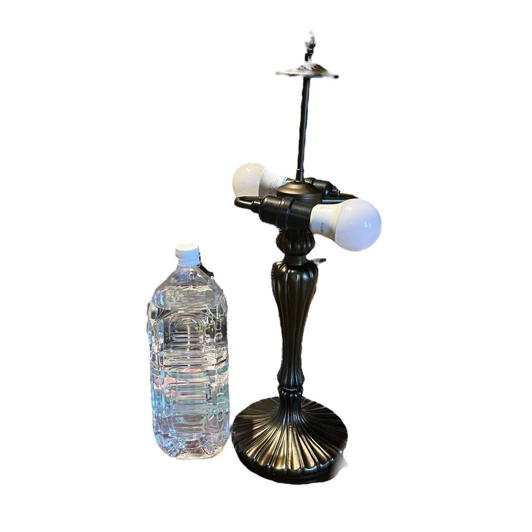 新品未使用　特大　ステンドランプ　ステンドガラス　ブドウ　葡萄　卓上ライト　開運