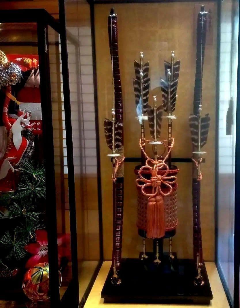 羽子板の飾り人形　破魔弓2点セットお祝いお正月縁起物遊びJAPAN希少大きい迫力
